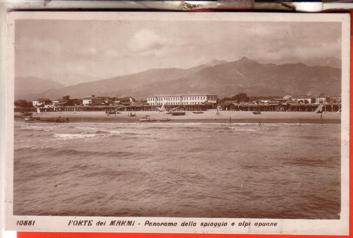 Cartolina forte dei marmi fp - cartolina,