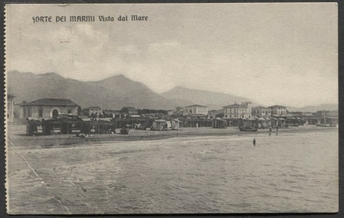 Cartolina forte dei marmi - di,